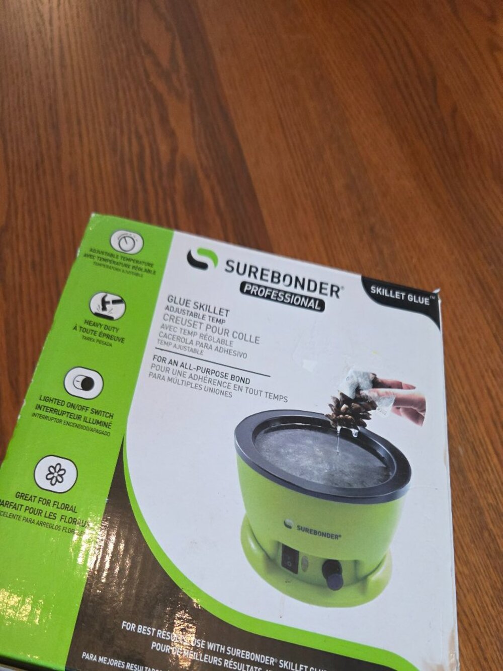 Surebonder Professional Adj Temp Electric Glue Skillet New